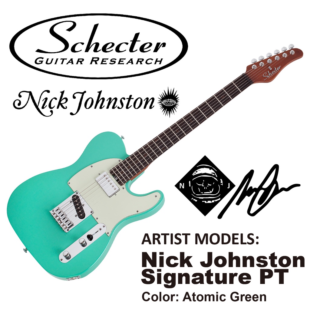 【爵士樂器】公司貨 Schecter Nick Johnston Signature PT TELE 電吉他