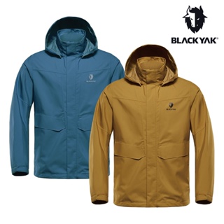 【BLACKYAK】男 CROSA防水外套(芥末黃/藍綠色)-四季 休閒 登山 防水外套 |BYBB2MJ103