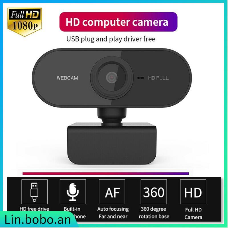 1080P Full HD Webcam AUTOFOCUS Web Camera Cam For PC Laptop