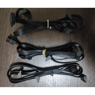 《限時特賣》海盜船RM1000X模組化 電源供應器 二手原廠線材，頭6pin轉4個SATA頭，現貨