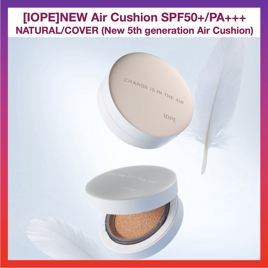 [IOPE] New 氣墊 SPF50+/PA+++ NATURAL/COVER (新第 5 代氣墊): New+Ref