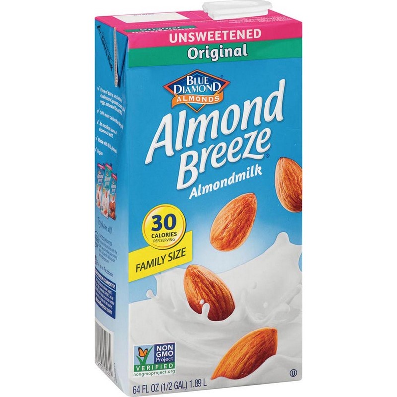 Almond Breeze 無糖原味杏仁飲 1.89L【家樂福】