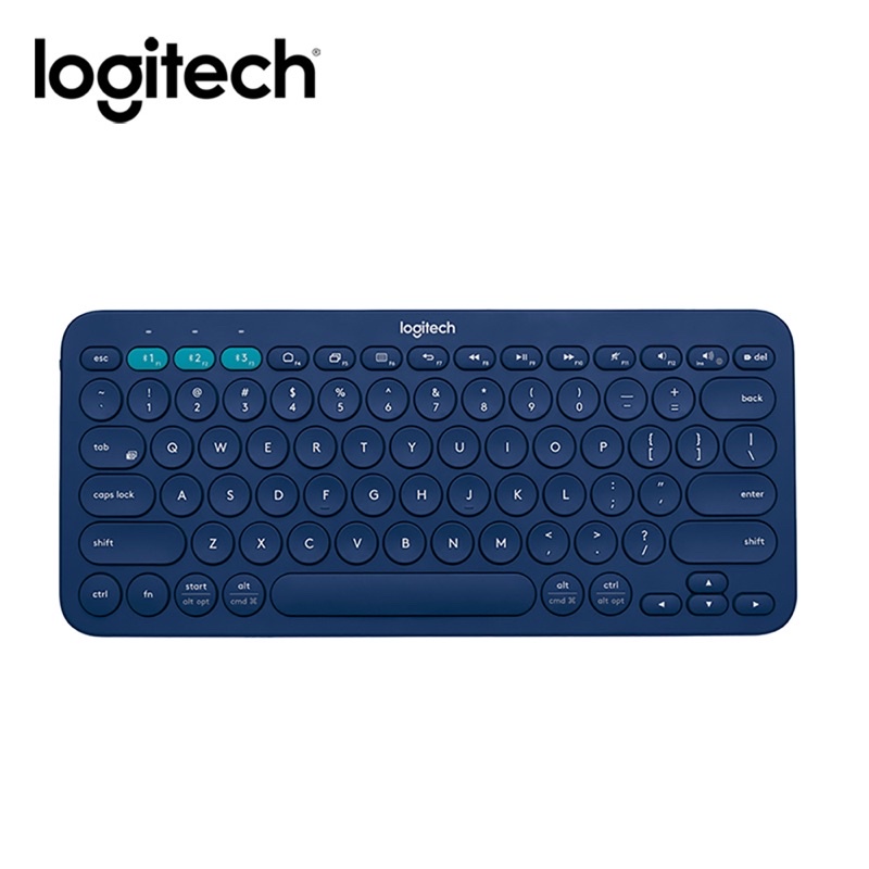 羅技K380藍牙鍵盤-藍色（二手，僅使用一次）（附贈鍵盤袋）