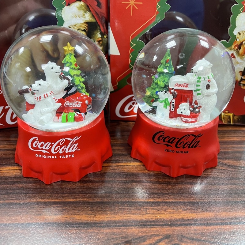 （現貨）可口可樂 聖誕水晶球 水晶球 聖誕禮物 2021 2022