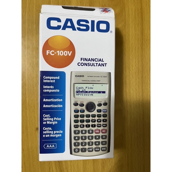 CASIO FC-100V 財務型計算機 卡西歐 計算機