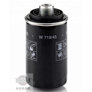 【奧斯德VAG】06J115403C 福斯 奧迪 AUDI VW SKODA 機油芯 鐵W719/45 德國原廠