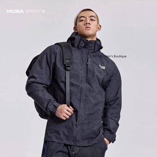 【OTOKO Men's Boutique】MOEA SPORT 墨立方:戶外防風防潑水衝鋒外套／迷彩黑(台灣獨家代理)