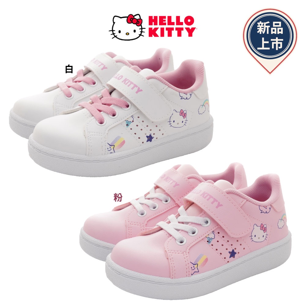 Hello Kitty><凱蒂貓童趣休閒運動鞋(中小童段)722107粉/白(零碼)