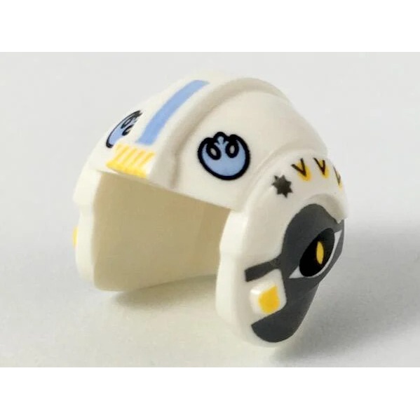 【樂高大補帖】LEGO 樂高 白色 飛行員頭盔【6231961/39141/x164pb21/75213】