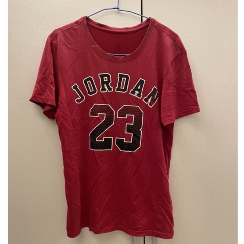 Jordan紅色短袖T恤