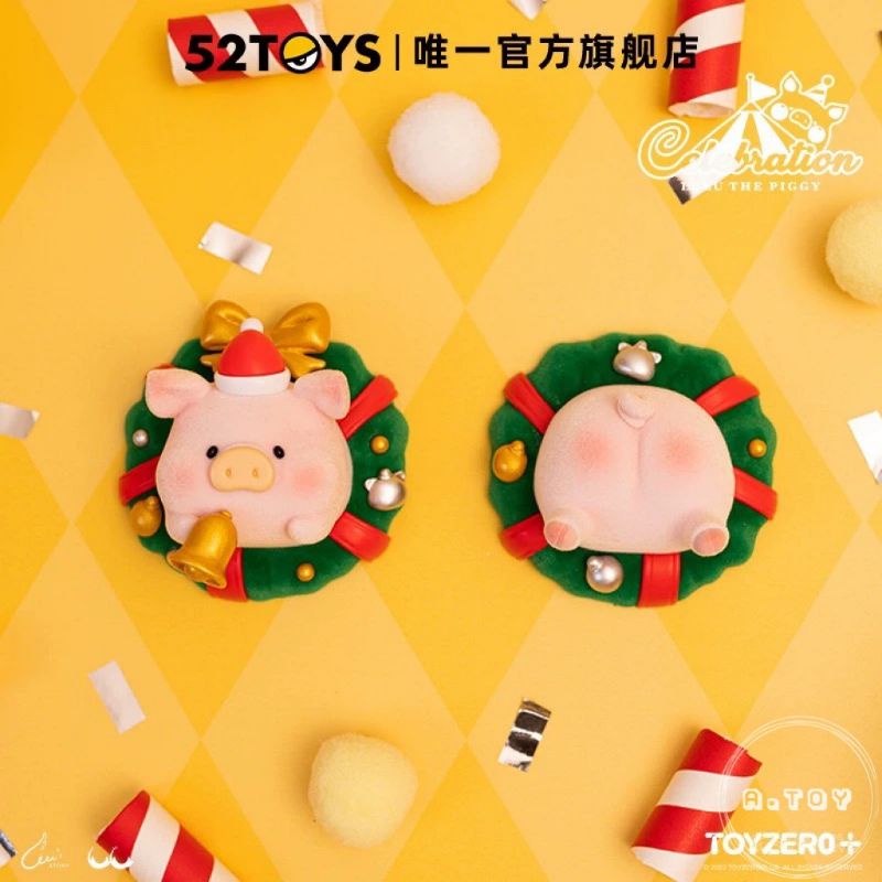 {預購} 52TOYS 罐頭豬 LULU豬 聖誕系列 LULU聖誕圈磁鐵 冰箱貼