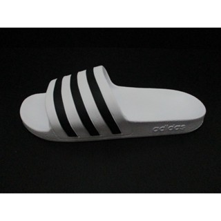 ADIDAS ADILETTE AQUA 運動拖鞋 男/女款 白黑 正品公司貨 F35539