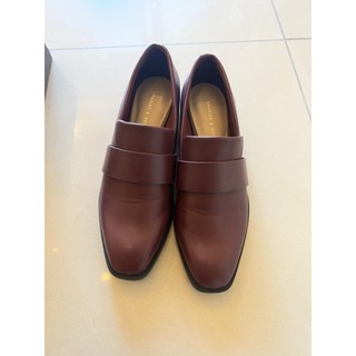 charles&keith 皮鞋 紅