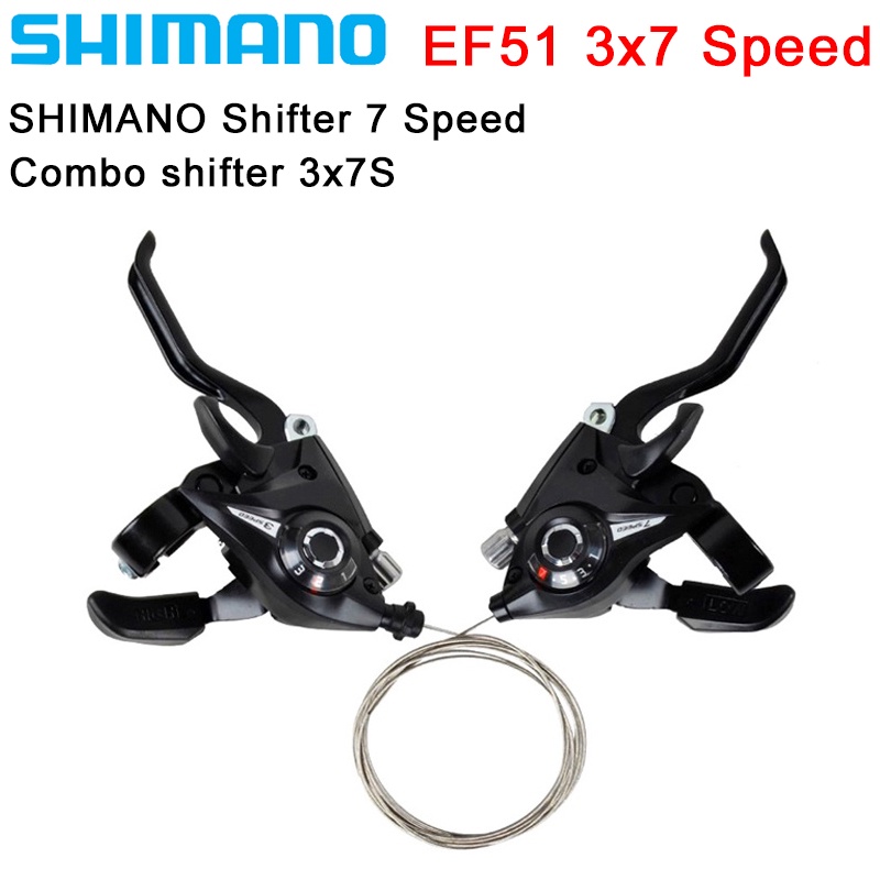 Shimano EF51 變速桿組合變速桿 3x7 變速桿 7 速