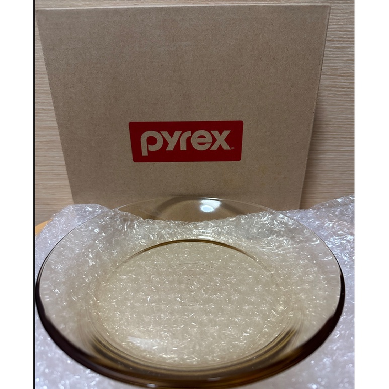 美國康寧 Pyrex 透明琥珀玻璃餐盤系列 19cm（深盤）