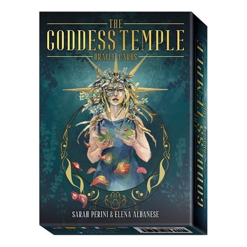 女神殿指引卡,贈中文翻譯｜The Goddess Temple Oracle｜45張,激勵,提醒,賦權【左西購物網】