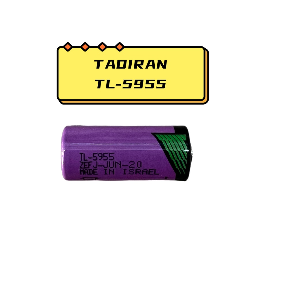 Tadiran TL-5955  3.6V 2/3AA  一次性鋰電池 PLC / CNC 工控電池