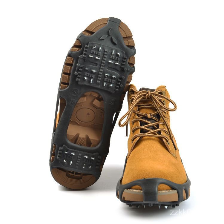 釘鞋套 冰爪 防滑鞋套 24齒冰爪 雪地防滑鞋套TPE材質 釣魚雪地冰面登山用品