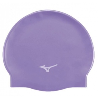 【現貨】美津濃 矽膠泳帽 泳帽 Mizuno 泳帽 防水泳帽 競賽泳帽 游泳帽 風鈴紫色