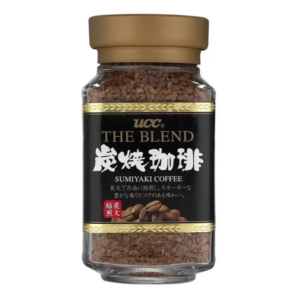 《 Chara 微百貨 》 日本 UCC 炭燒 即溶 咖啡 90g 玻璃罐 團購 批發