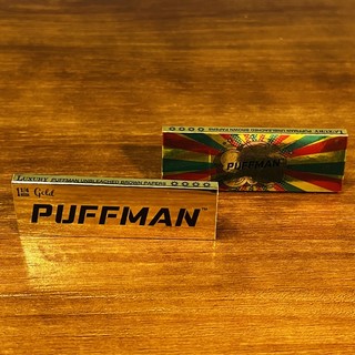 ✨Puffman Luxury 1 1/4 size Rolling Papers 78mm 金亮捲煙紙