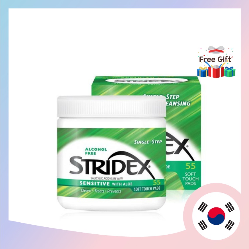 [STRIDEX] 敏感墊 55 片 (180g) / 90 片 (270g) 適用於所有皮膚類型