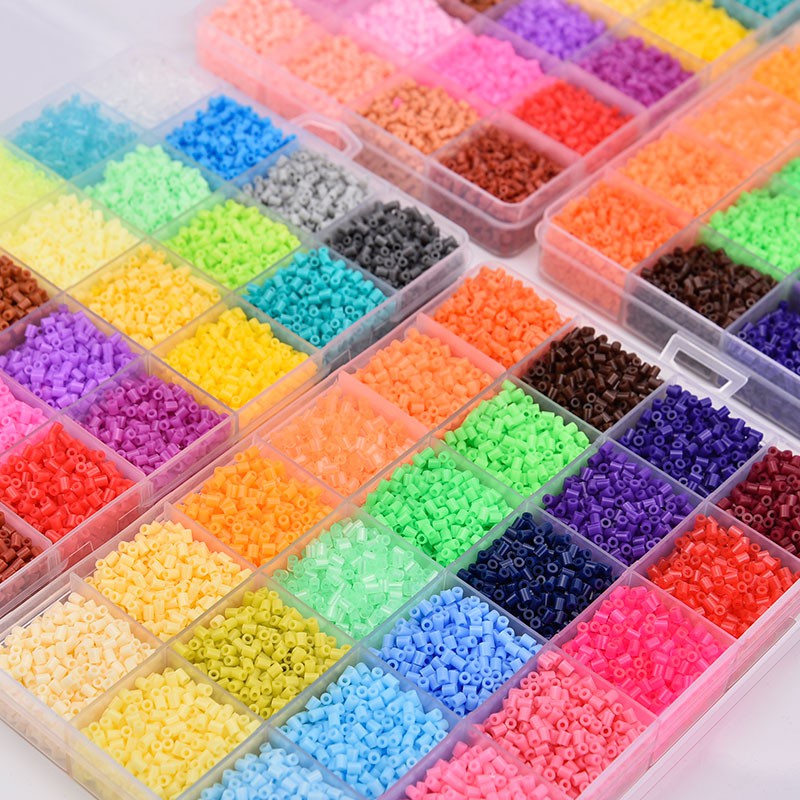 Perler beads SuitdiyHand-Made5mm 2.6mm 集成豆類拼圖女孩兒童益智拼圖 HMZK