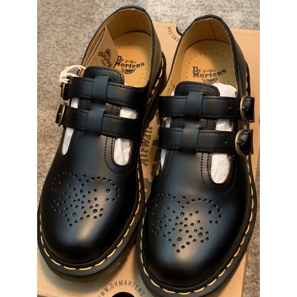 Dr. Martens 8065 Mary Janes  黑色瑪莉珍雙扣平底鞋 US 7