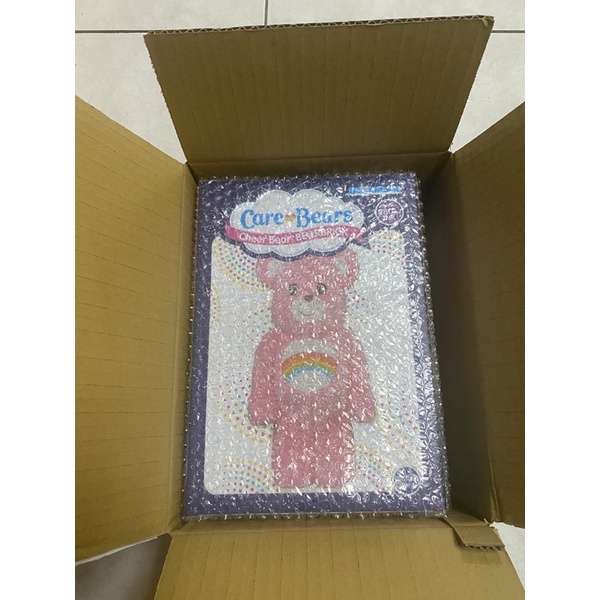 全新現貨 BE@RBRICK 庫柏力克熊 400% carebear 毛絨彩虹熊 積木熊 布里克熊  天氣熊 公仔