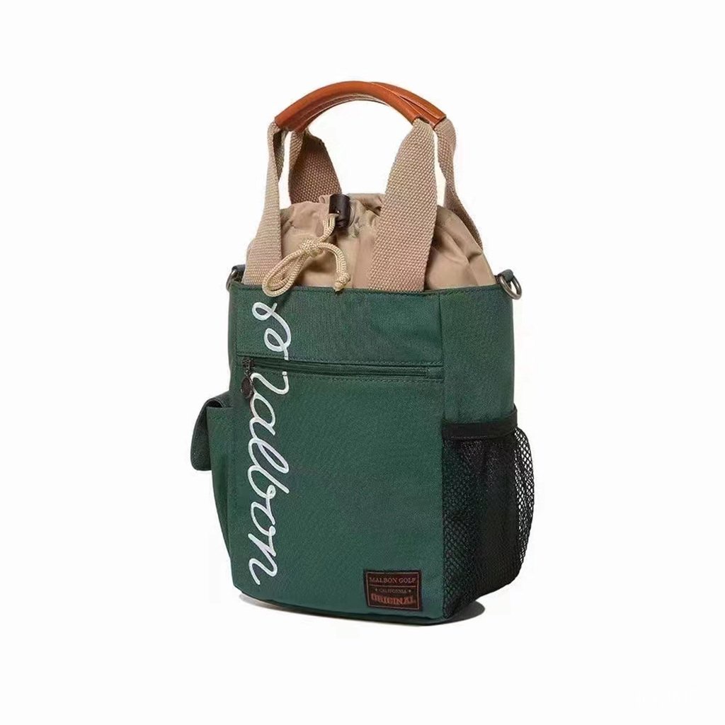 【韓國】MALBON 高爾夫球包收納包 雜物包GOLF衣物袋 球包戶外時尚休閒牛津佈防潑水挎包#MB4385