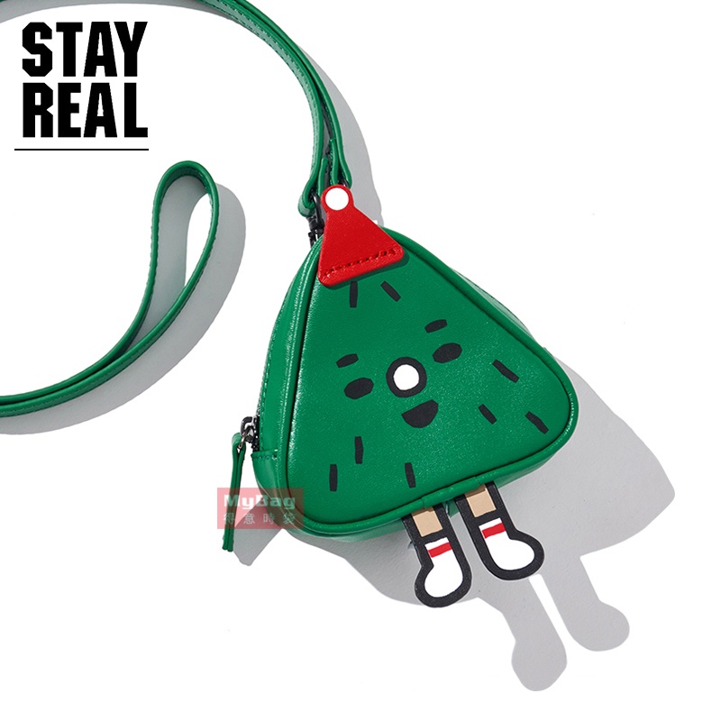 STAYREAL 零錢包 耶!Pine tree 小包 隨身小包 聖誕禮物 側背包 鑰匙包 BA22021 得意時袋