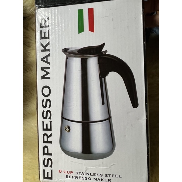 Espresso Maker濃縮  6 cups 不鏽鋼 摩卡壺 咖啡壺