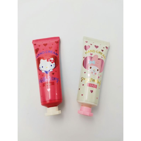 日本三麗鷗 Hello Kitty / Melody 護手霜/ 滋潤保養[兩個一起] 皮膚保養防護