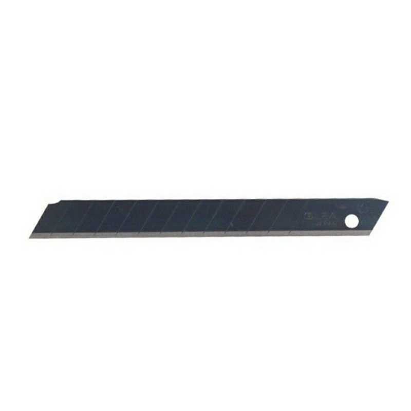 日本OLFA折斷式特專黑刃刀片美工刀替刃ASBB-10(高碳鋼;超銳利;10枚入)