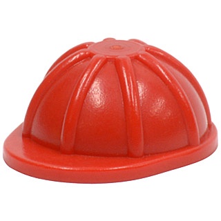 【小荳樂高】LEGO 人偶配件 紅色 工作帽 / 工程帽 Construction Helmet 3833 38332