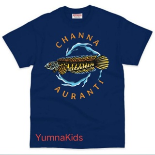 Chana Fish T 恤適合 1-10 歲男孩