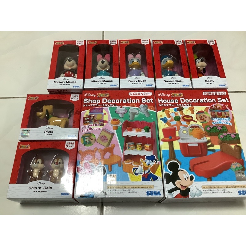 SEGA TOYS 迪士尼 Disney DIY夢想城 小熊維尼 奇奇蒂蒂 米奇 米妮 唐老鴨 黛西 高飛 布魯托