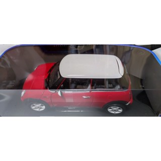 [Maisto汽車模型] 全新 1:18 MINICOOPER 經典紅 -- 1:18模型-全新未拆