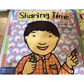 英文童書sharing time,clean-up time,on-the-go time 寶寶厚頁書