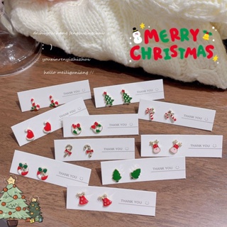台灣現貨耳環🔥聖誕耳環 麋鹿 聖誕老公公 聖誕配件 耳環 耳飾 耶誕節