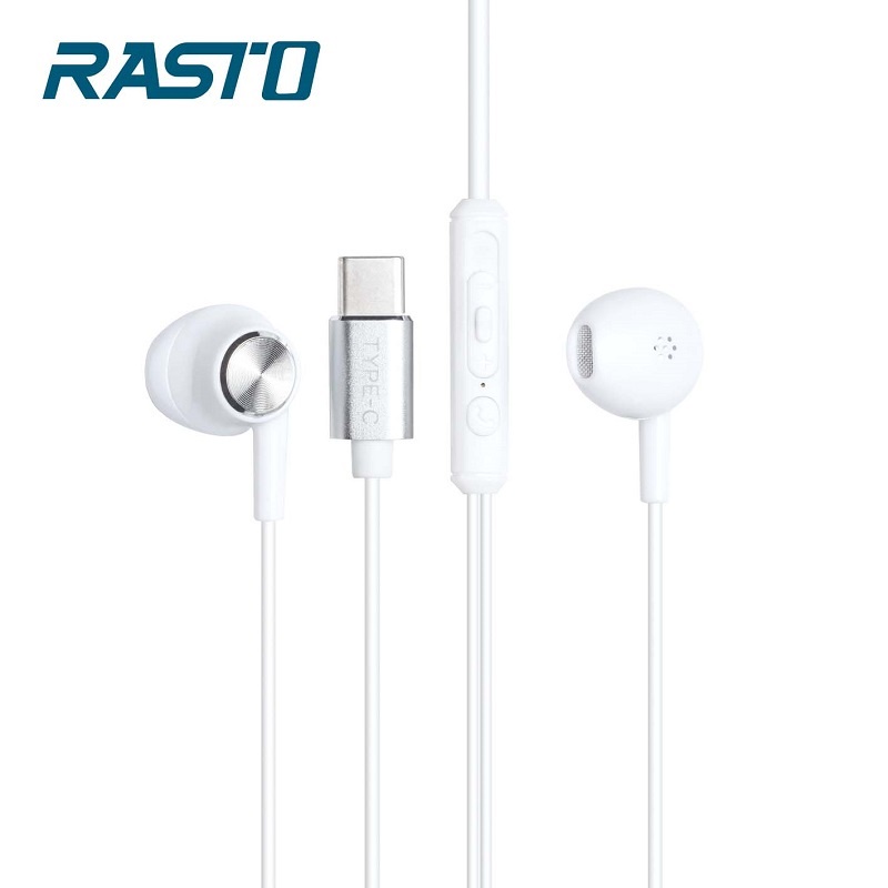 RASTO RS31 經典Type-C磁吸入耳耳機1PC個【家樂福】