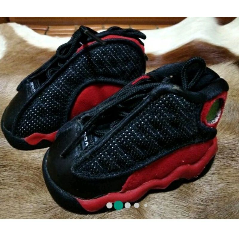 👟（限量絶版初版）Nike 2c baby  Jordan-13代黑紅色(正品)