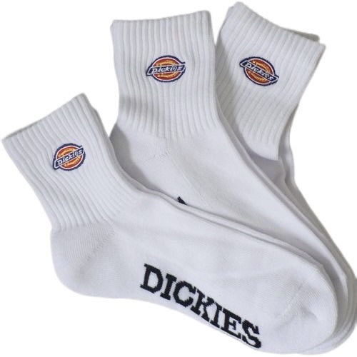 【DICKIES】女版 16416400-01 3PAIR PACK SOCKS 短襪 腳踝襪 (白色3入) 化學原宿