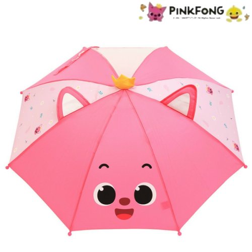 薇琪姐姐 韓國🇰🇷代購 PinkFong 鯊魚寶寶 碰碰狐 兒童雨傘 童傘 直骨童傘 兒童傘 雨傘 陽傘 雨具 40CM