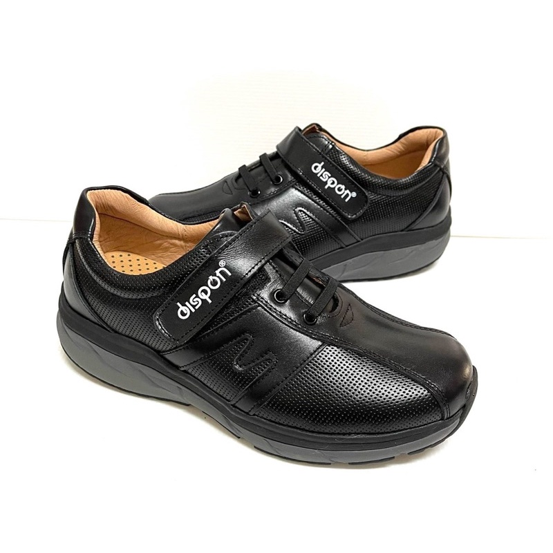 ☆地之柏- R607台灣製造  男-真皮氣墊 第五代美姿健走鞋 機能健美休閒運動鞋 (特價) 黑 男款 39~44號