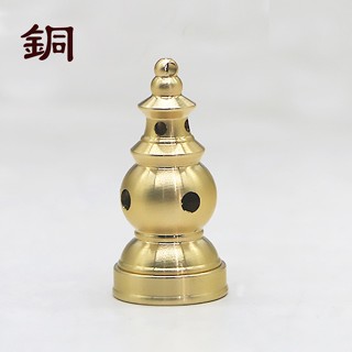 臺灣出貨🌸銅三潭印月鑰匙扣掛件三潭印月掛件香座香插紫砂三潭印月香座香爐陶瓷香爐香插塔香錐香