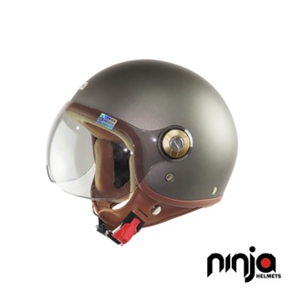 【ninja華泰安全帽】醺砂風飛行帽/808A+