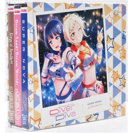 Cd Lovelive 虹咲學園學園偶像同好會3張 特典收納盒diverdiva L 蝦皮購物