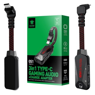 【3合1耳機轉接器】Plextone 適用 小米 Xiaomi 12T Pro 6.67吋 音訊轉換器