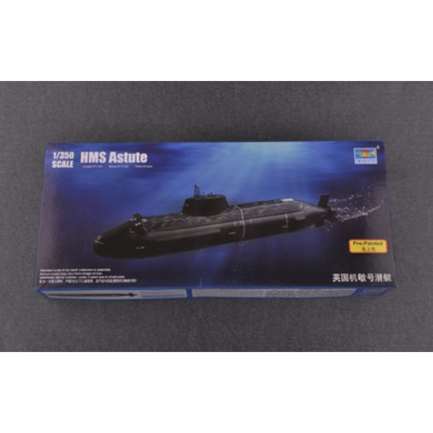 【魚塘小舖】二戰 拼裝 軍艦模型 1/350 英國 機敏級潛艇 潛艦 軍事模型 公仔